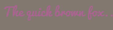 Image with Font Color AB6392 and Background Color 82786F